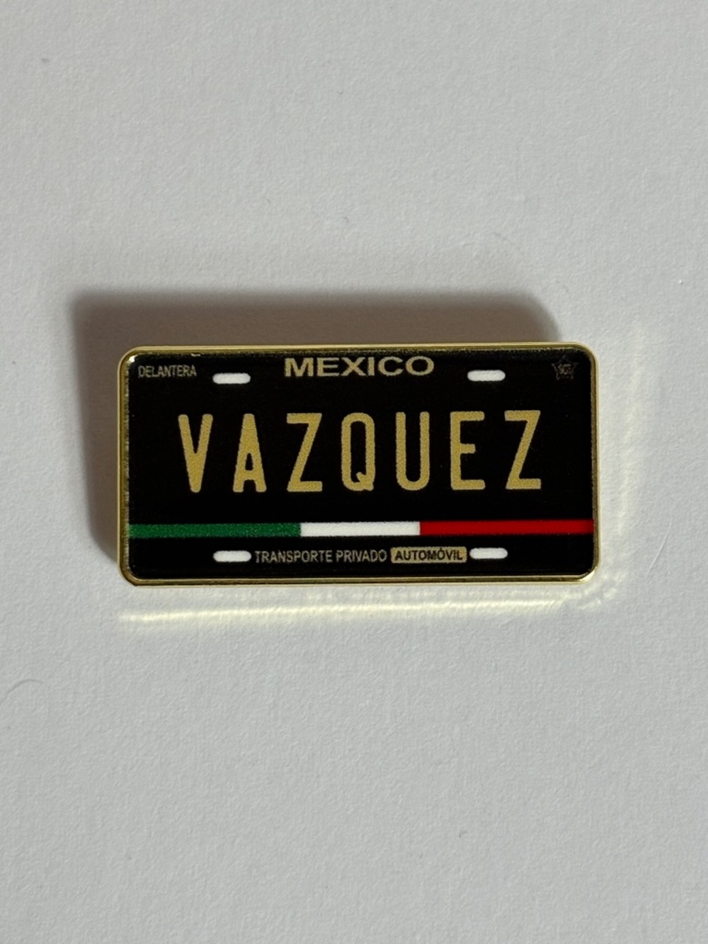 Mexico Flag Vazquez Name License Plate Hat Pin Pins Hats Fitted New Era Mexican